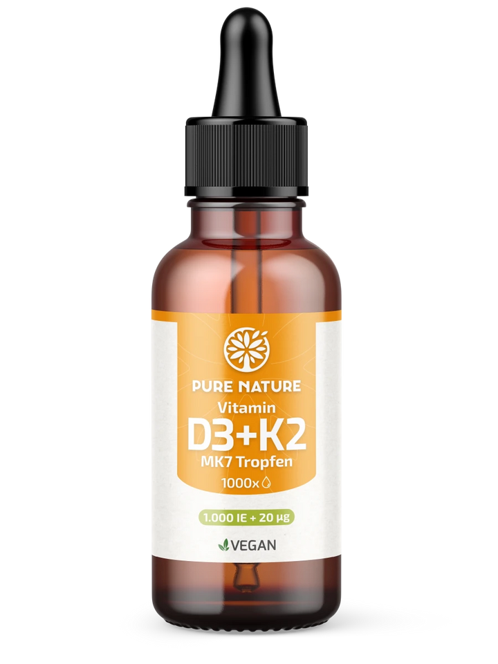 Vitamin D3 K2 Tropfen MCT-Öl 1000 I.E.