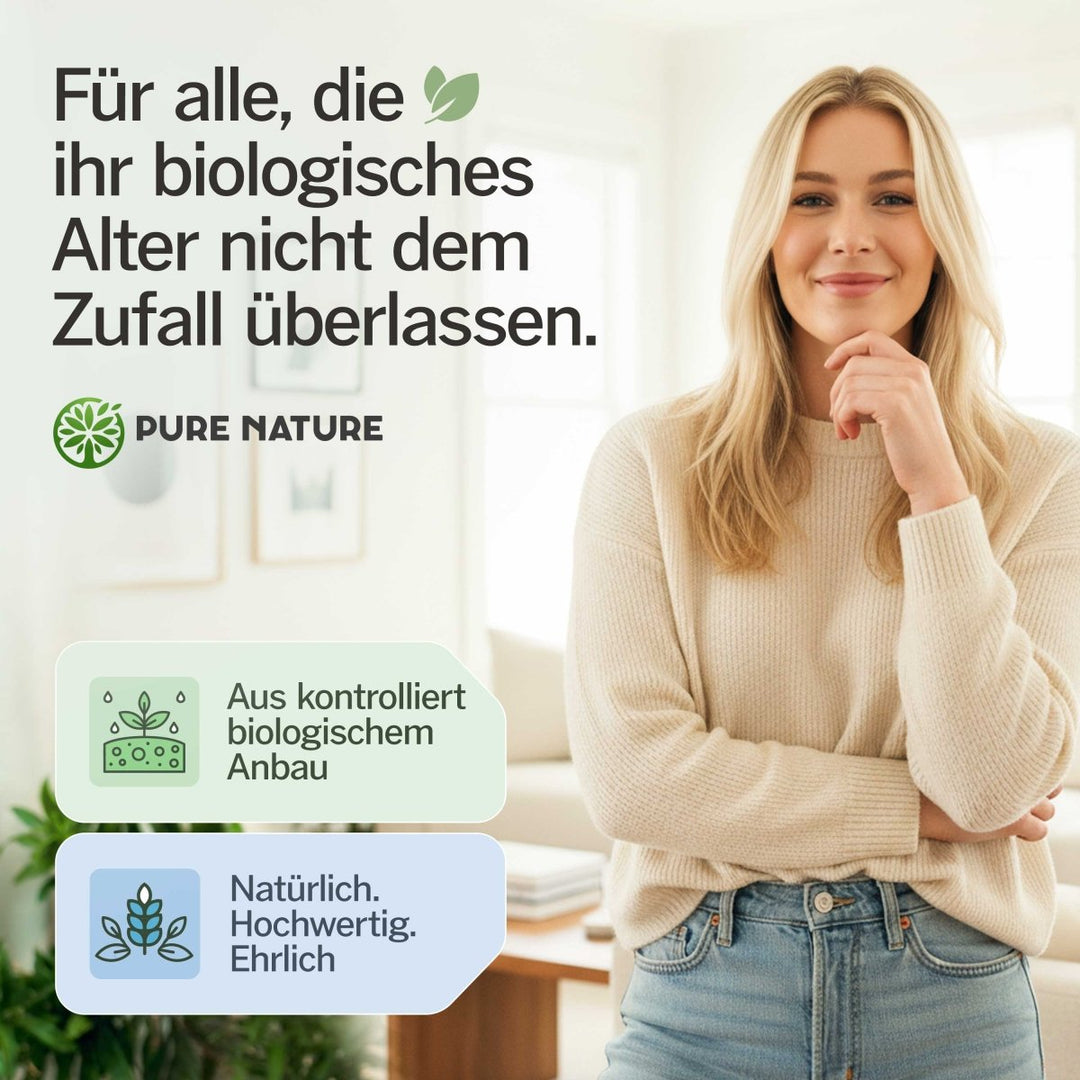 Pure Nature Bio Astaxanthin hochdosiert – 60 vegane Kapseln (12 mg) - Purefitness Nutrition